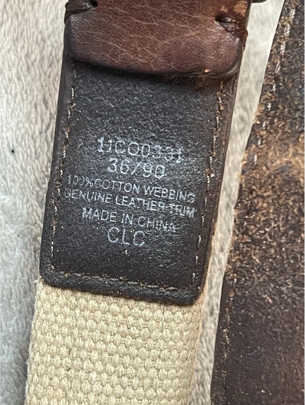 Columbia Belt Men’s Everyday Casual Comfort Leather Fabric 36/90 Brown Neutral